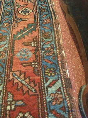 Lot 330 - An antique Persian Heriz country house runner...