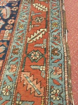 Lot 330 - An antique Persian Heriz country house runner...