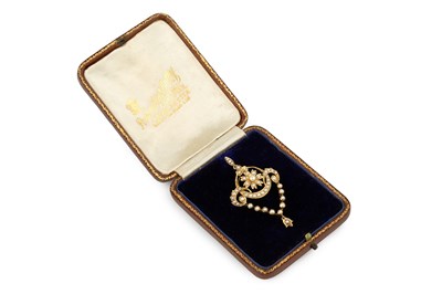 Lot 143 - A late 19th/early 20th century 15ct gold and...