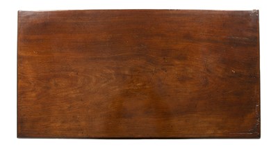 Lot 386 - A George III mahogany kneehole desk with brass...