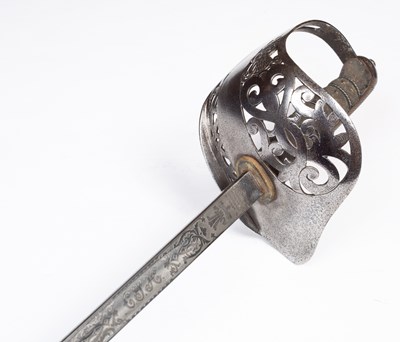 Lot 48 - An Edward VII 1897 Patent infantry officer's dress sword