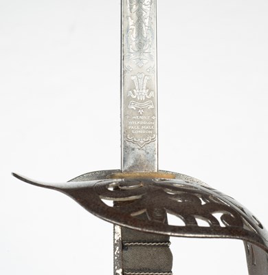 Lot 48 - An Edward VII 1897 Patent infantry officer's dress sword