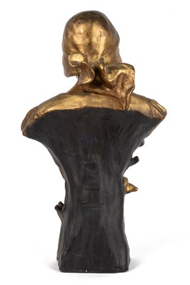 Lot 144 - A Goldscheider terracotta bust of Ruth by Emmanuel Joseph Simon