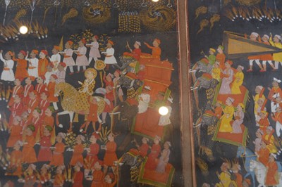 Lot 325 - Two miniature paintings 'Celebration of Diwali'...