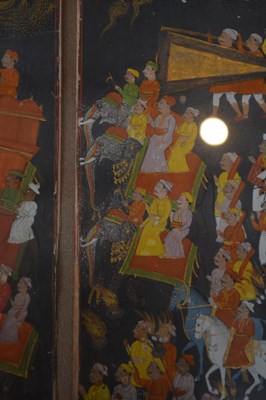 Lot 325 - Two miniature paintings 'Celebration of Diwali'...