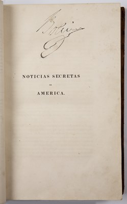 Lot 693 - Simón Bolívar, Ulloa, Antoine de and Juan,...