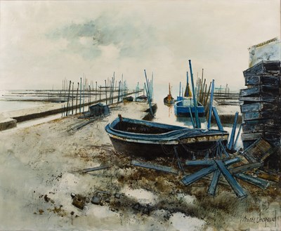 Lot 282 - Marc Chapaud (b.1941) 'Vendée, sailing boats',...