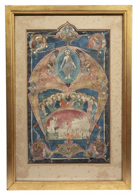 Lot 570 - An early Italian historiated initial on vellum...