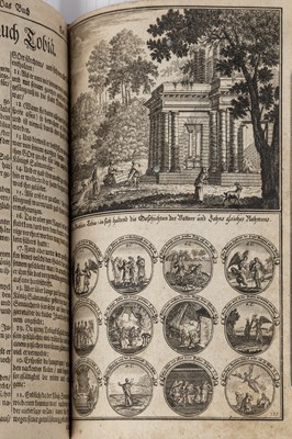 Lot 583 - 18th Century German Bible:- Krauss, Johann...