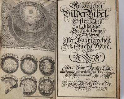 Lot 583 - 18th Century German Bible:- Krauss, Johann...