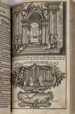 Lot 583 - 18th Century German Bible:- Krauss, Johann...