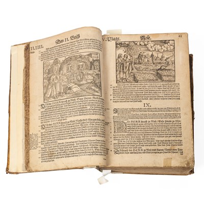Lot 480 - A 16th century German Bible translated by...