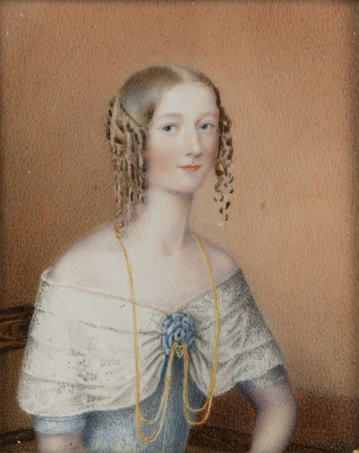 Lot 394 - A late 18th or early 19th century miniature...