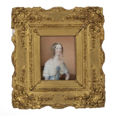Lot 394 - A late 18th or early 19th century miniature...