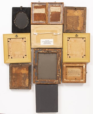 Lot 398 - A group of eleven antique and later portrait...