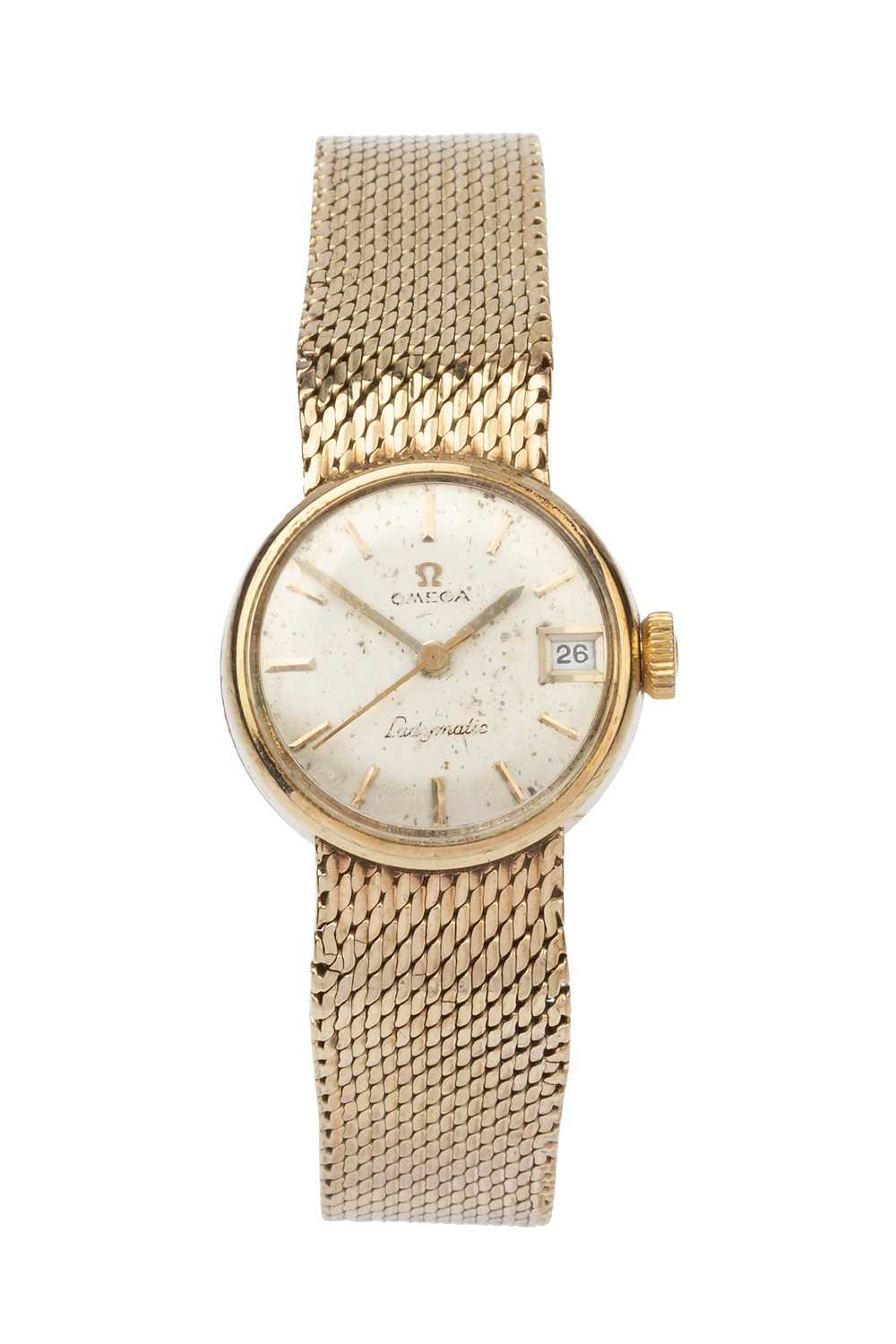 Lot 419 A 9ct gold Omega Ladymatic automatic