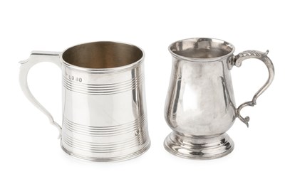 Lot 803 - A George IV silver christening mug, the...