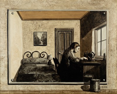 Lot 53 - Neil Simone (b.1947) Sewing in the Bedroom...