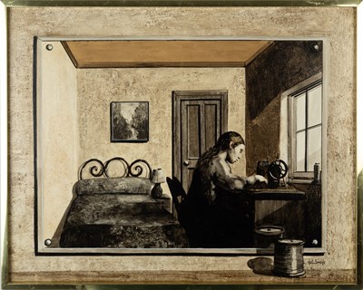 Lot 53 - Neil Simone (b.1947) Sewing in the Bedroom...