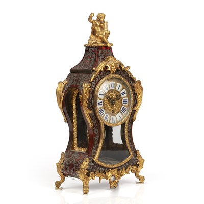 Lot 242 - A Louis XVI style pewter and tortoiseshell...