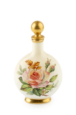 Lot 536 - A late Victorian Coalport porcelain scent...