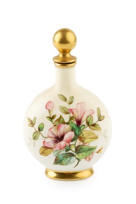 Lot 536 - A late Victorian Coalport porcelain scent...