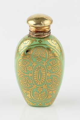 Lot 538 - A late 19th century French porcelain scent...