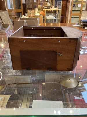 Lot 245 - A 19th century mahogany dial clock, the 12"...