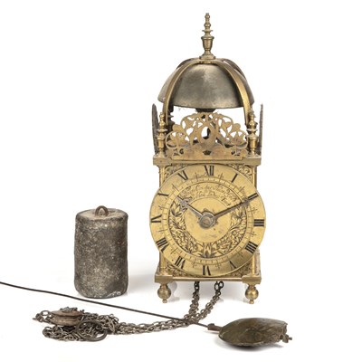 Lot 246 - Nicholas Coxeter. A 17th century brass lantern...