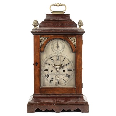 Lot 259 - An 18th century bracket or table clock, the...