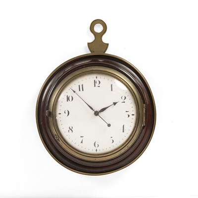 Lot 264 - A George III sedan chair timepiece with Arabic...