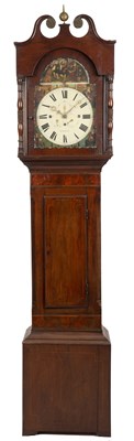 Lot 280 - A 19th century mahogany Scottish eight day...