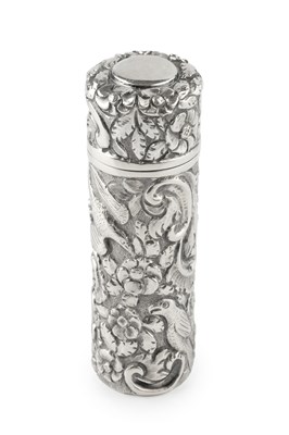 Lot 554 - A late Victorian silver scent bottle of...