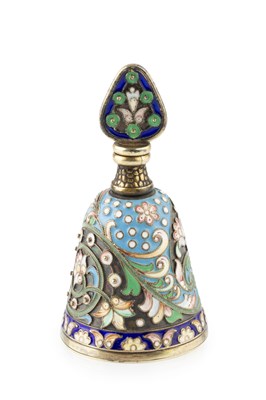 Lot 566 - A Russian silver-gilt and cloisonné enamel...