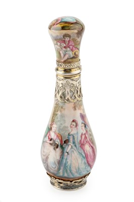 Lot 570 - A 19th century Austrian silver-gilt and enamel...