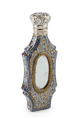 Lot 575 - A 19th century French Limoges enamel scent...