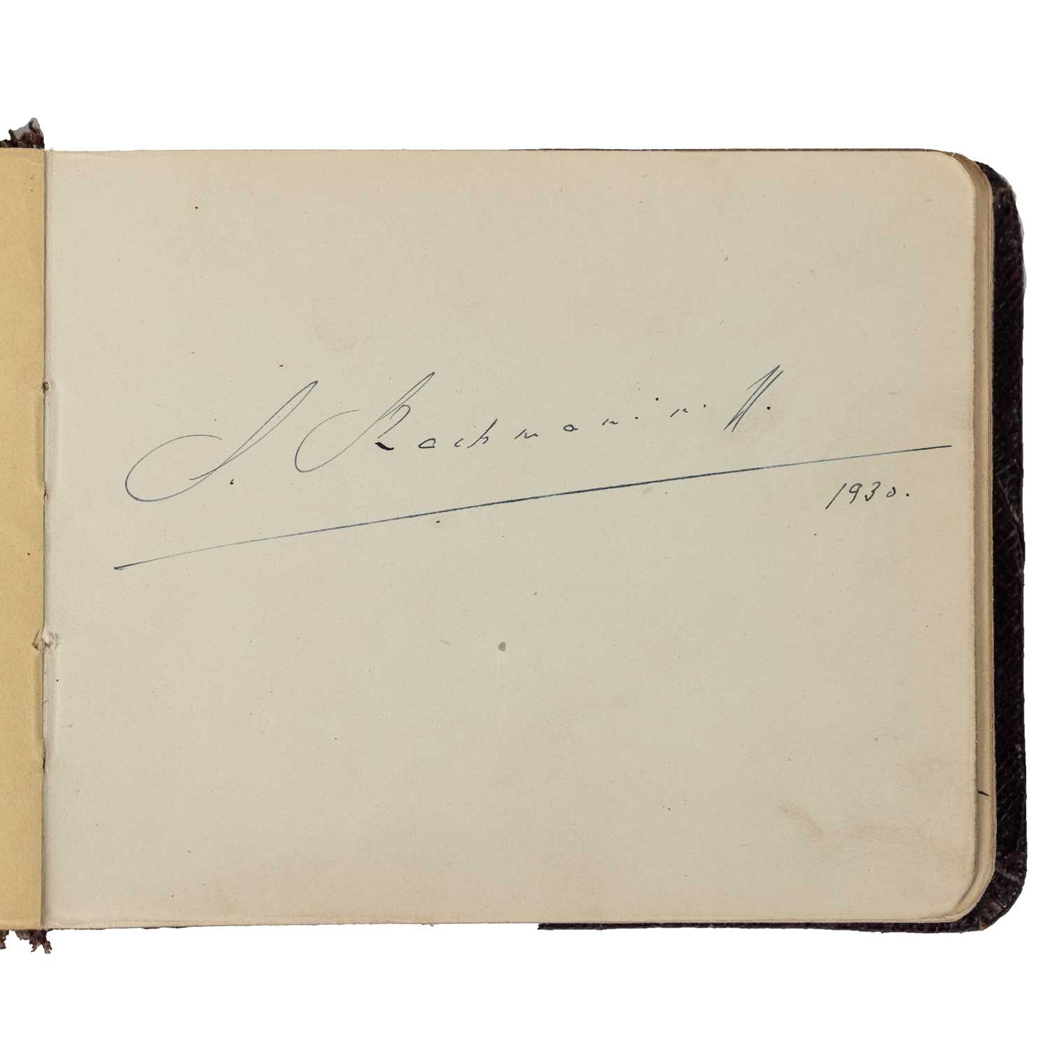 Lot 737 - Rachmaninoff (Sergei) Russian Composer...