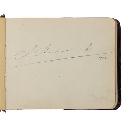 Lot 737 - Rachmaninoff (Sergei) Russian Composer...