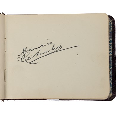 Lot 738 - A collection of c34 autographs of singers and...