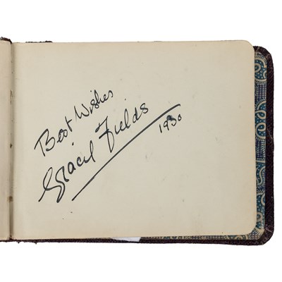 Lot 738 - A collection of c34 autographs of singers and...