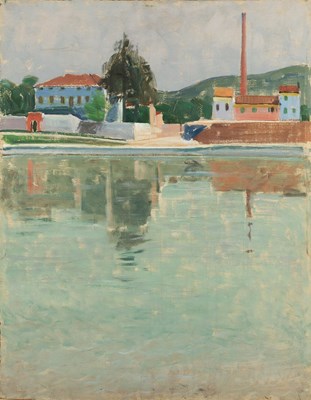 Lot 127 - Angelo Zamboni (1895-1939) Lungo Il Fiume...