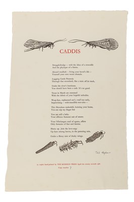 Lot 740 - Hughes (Ted) English Poet (1930-1998). Three...