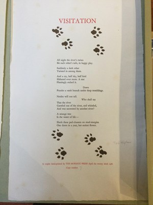 Lot 740 - Hughes (Ted) English Poet (1930-1998). Three...