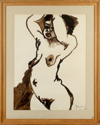 Lot 139 - Saverio Barbaro (1924-2020) Nude, 1967 signed...