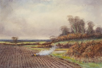 Lot 121 - Henry John Stannard (1844-1920) The Bonfire,...