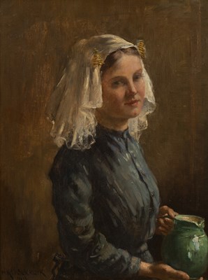 Lot 125 - William Kay Blacklock (1872-1922) The Milk...