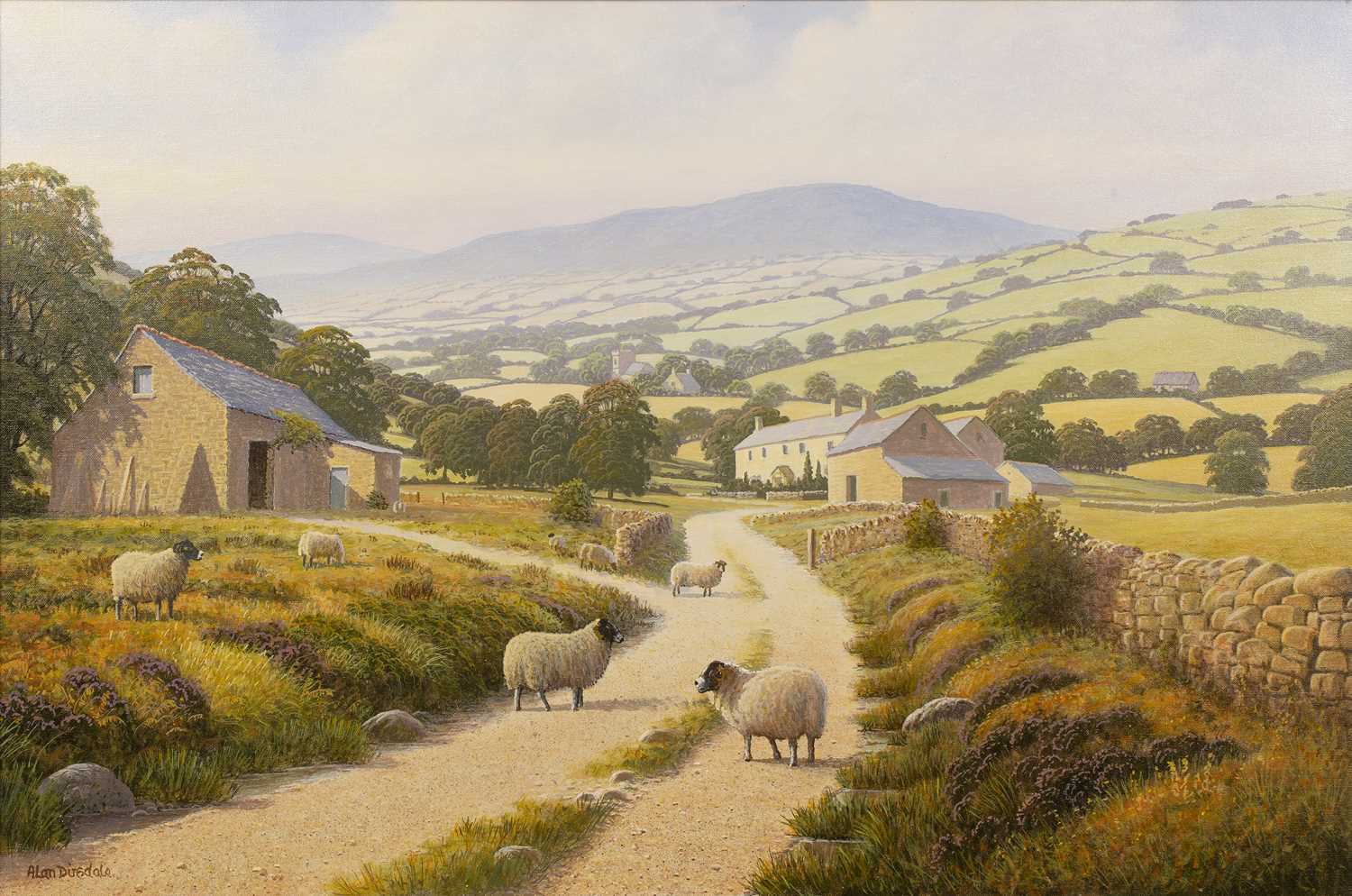 Lot 124 - Alan Dinsdale (b. 1937) Farm near Great...