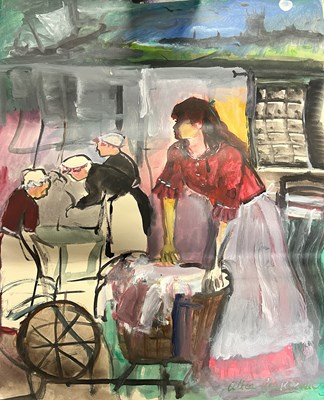 Lot 162 - Alice Lenkiewicz (b.1964) Five unframed works...