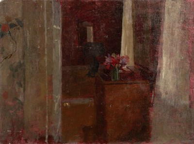 Lot 145 - Fred Dubery (1926-2011) Flowers on a Sideboard...