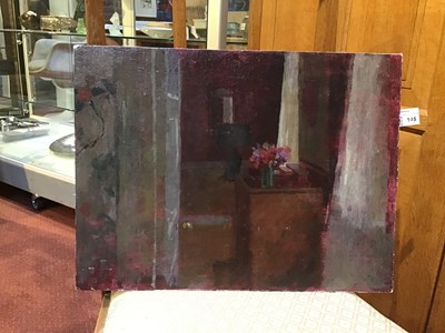 Lot 145 - Fred Dubery (1926-2011) Flowers on a Sideboard...